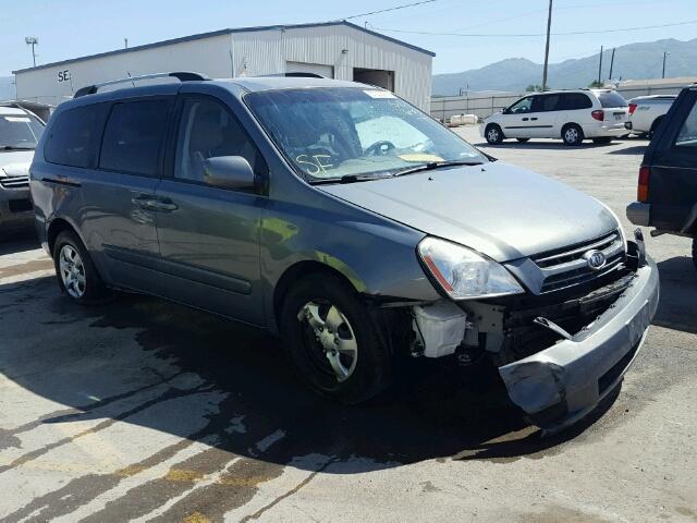 KNDMB233596313018 - 2009 KIA SEDONA EX BLUE photo 1