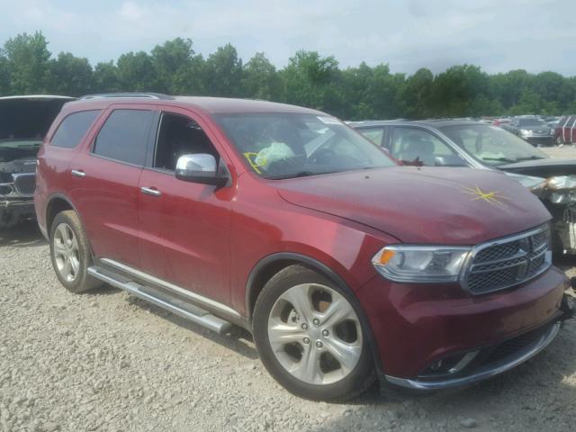 1C4RDHAG9FC709071 - 2015 DODGE DURANGO SX RED photo 1