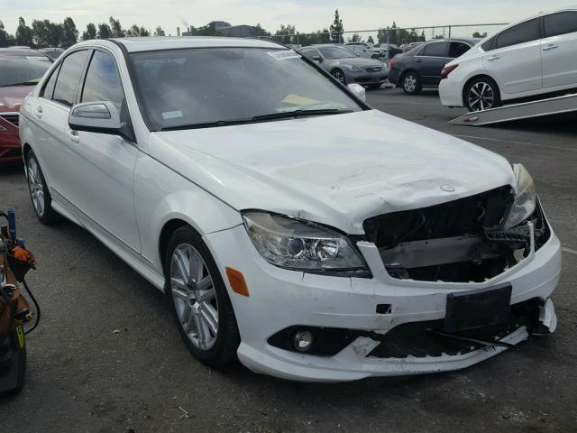 WDDGF54X89R044828 - 2009 MERCEDES-BENZ C 300 WHITE photo 1