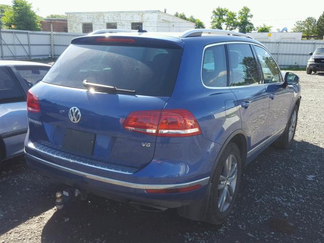 WVGEF9BP4GD001329 - 2016 VOLKSWAGEN TOUAREG SP BLUE photo 4