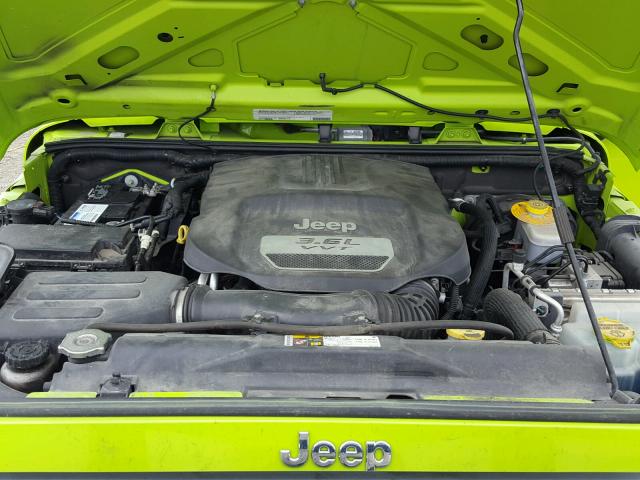 1C4AJWAG6CL259353 - 2012 JEEP WRANGLER S GREEN photo 7
