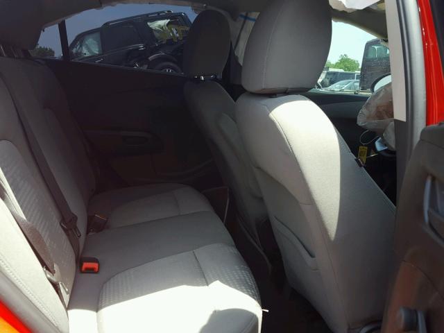 1G1JB5SH0H4137273 - 2017 CHEVROLET SONIC LS 红色 照片 6