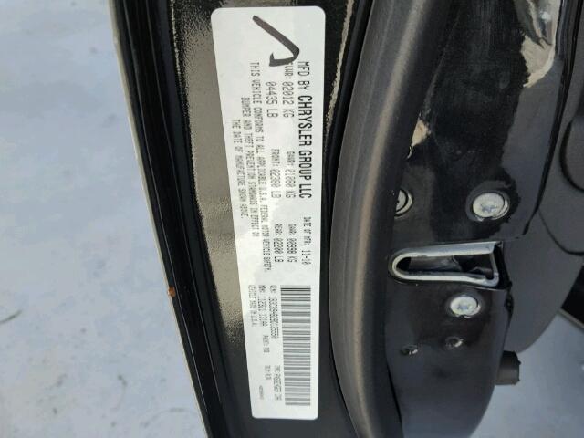 1B3CB9HB2BD125550 - 2011 DODGE CALIBER UP BLACK photo 10