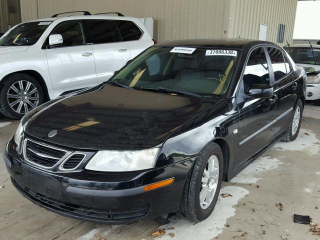 YS3FD49Y671017882 - 2007 SAAB 9-3 2.0T BLACK photo 2