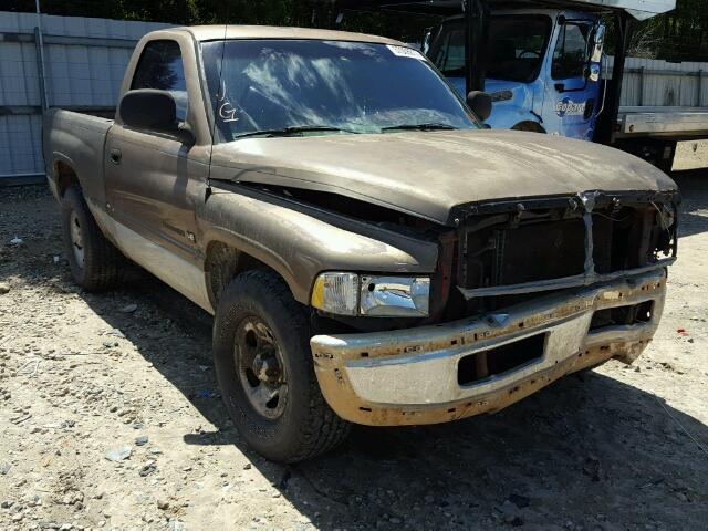 1B7HC16X91S193016 - 2001 DODGE RAM 1500 BROWN photo 1