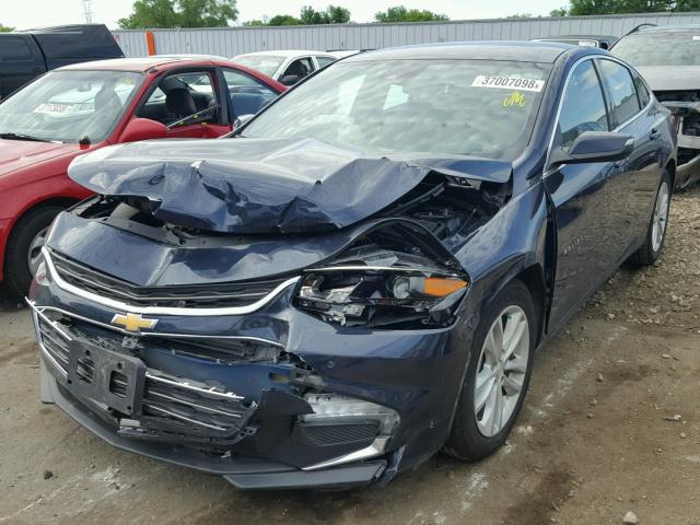 1G1ZJ5SU2GF317635 - 2016 CHEVROLET MALIBU HYB BLUE photo 2