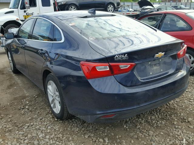 1G1ZJ5SU2GF317635 - 2016 CHEVROLET MALIBU HYB BLUE photo 3