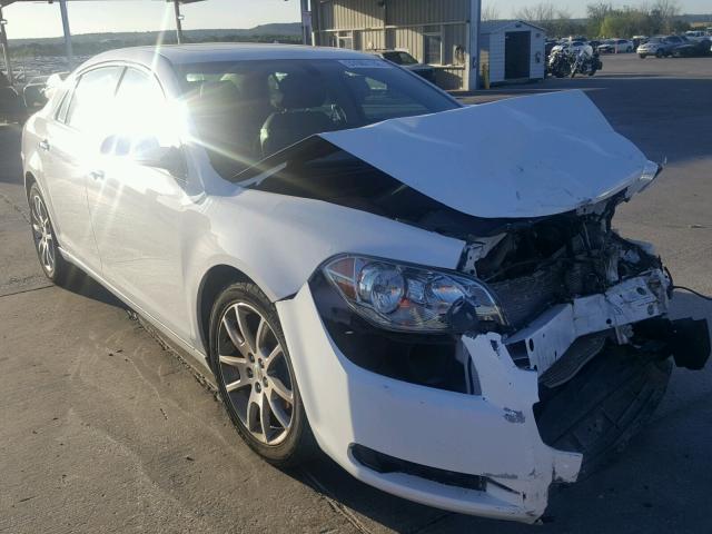 1G1ZE5E04CF375074 - 2012 CHEVROLET MALIBU LTZ WHITE photo 1