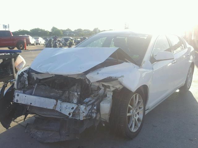 1G1ZE5E04CF375074 - 2012 CHEVROLET MALIBU LTZ WHITE photo 2