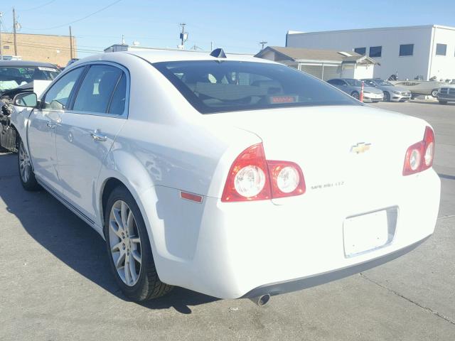 1G1ZE5E04CF375074 - 2012 CHEVROLET MALIBU LTZ WHITE photo 3