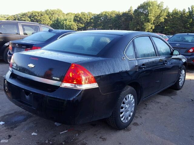 2G1WB58K481283969 - 2008 CHEVROLET IMPALA BLACK photo 4