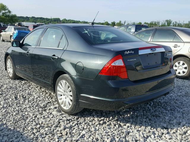 3FADP0L37AR253438 - 2010 FORD FUSION HYB BLACK photo 3