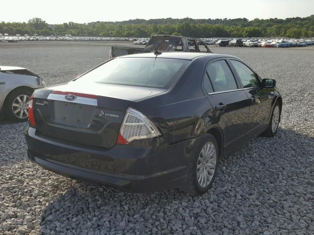 3FADP0L37AR253438 - 2010 FORD FUSION HYB BLACK photo 4