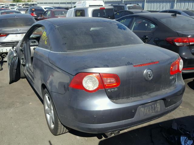 WVWDA71FX7V007139 - 2007 VOLKSWAGEN EOS 2.0T S 灰色 照片 3