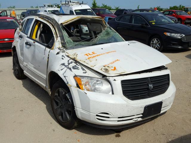 1B3HB48B07D521296 - 2007 DODGE CALIBER SX WHITE photo 1