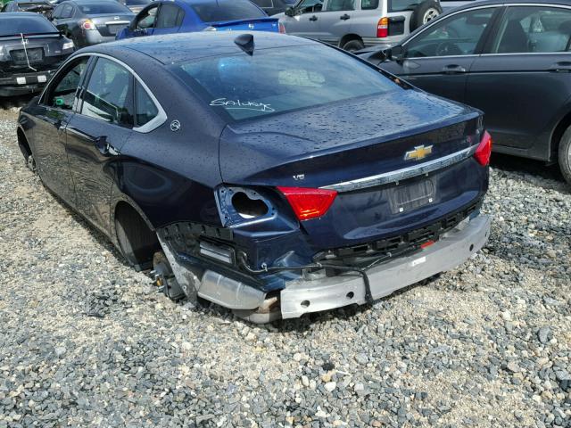 2G1125S35J9147983 - 2018 CHEVROLET IMPALA PRE ლურჯი ფოტო 3
