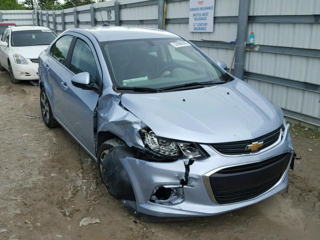 1G1JF5SB7J4107189 - 2018 CHEVROLET SONIC PREM BLUE photo 1