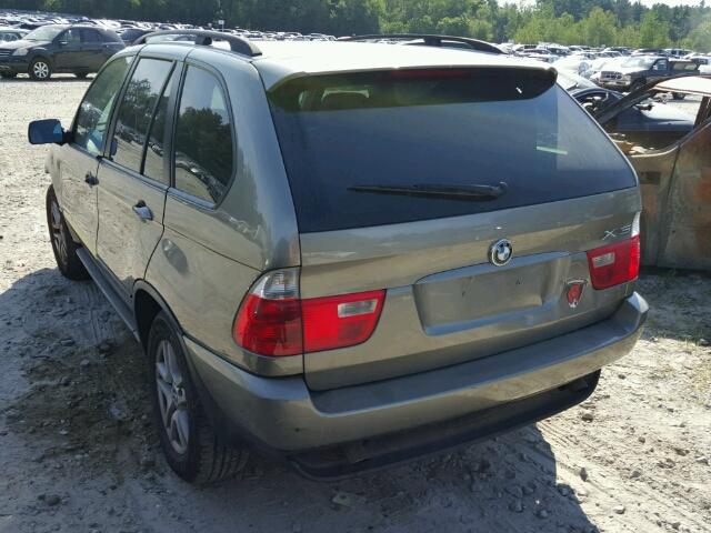 5UXFA13546LF99045 - 2006 BMW X5 3.0I GRAY photo 3