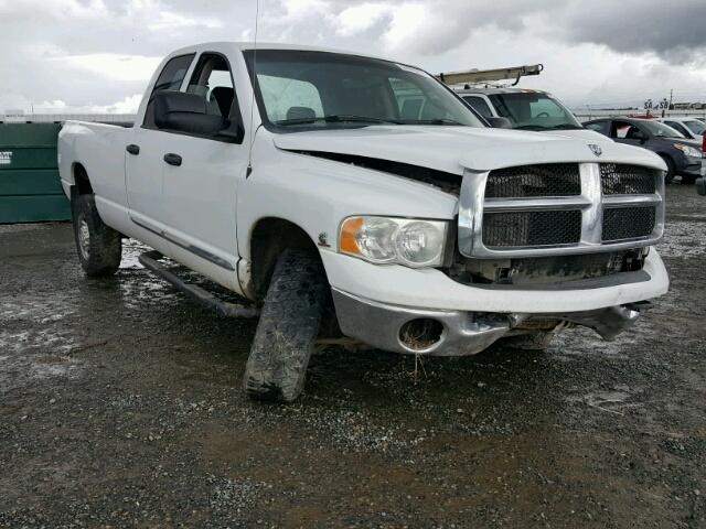 3D7KU28CX4G247461 - 2004 DODGE RAM 2500 S WHITE photo 1