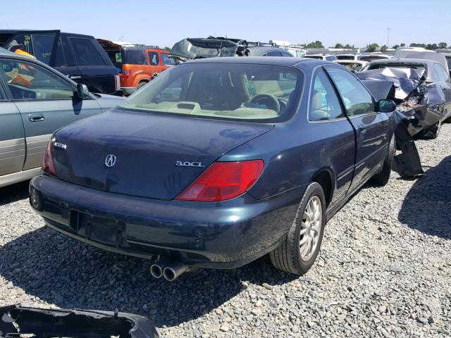 19UYA2250XL003026 - 1999 ACURA 3.0CL GREEN photo 4