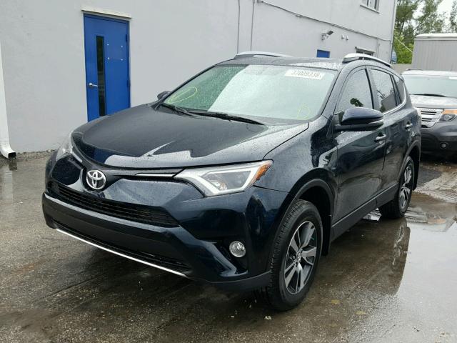 JTMWFREV7JJ164259 - 2018 TOYOTA RAV4 ADVEN BLUE photo 2