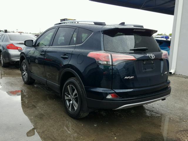 JTMWFREV7JJ164259 - 2018 TOYOTA RAV4 ADVEN BLUE photo 3