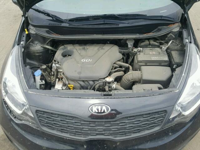 KNADM4A34F6469794 - 2015 KIA RIO LX BLACK photo 7