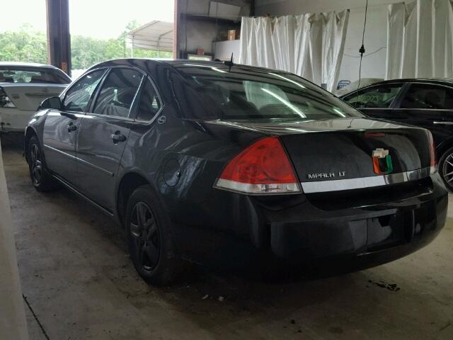 2G1WT58K969170675 - 2006 CHEVROLET IMPALA LT BLACK photo 3