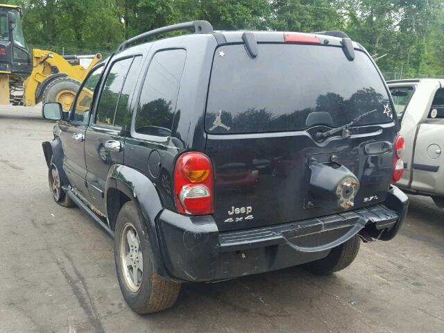 1J4GL38K45W644239 - 2005 JEEP LIBERTY RE BLACK photo 3