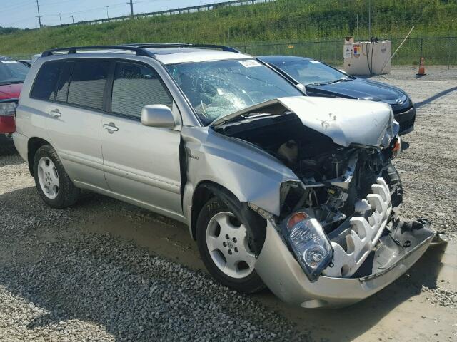 JTEEP21A640045837 - 2004 TOYOTA HIGHLANDER SILVER photo 1