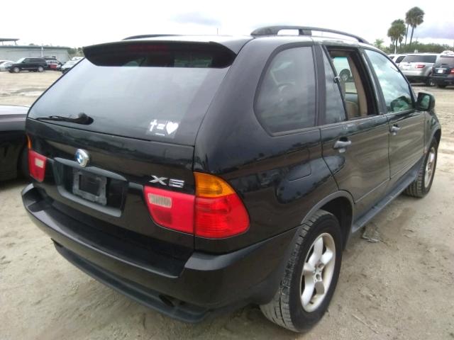 5UXFA53513LV84695 - 2003 BMW X5 3.0I BLACK photo 4