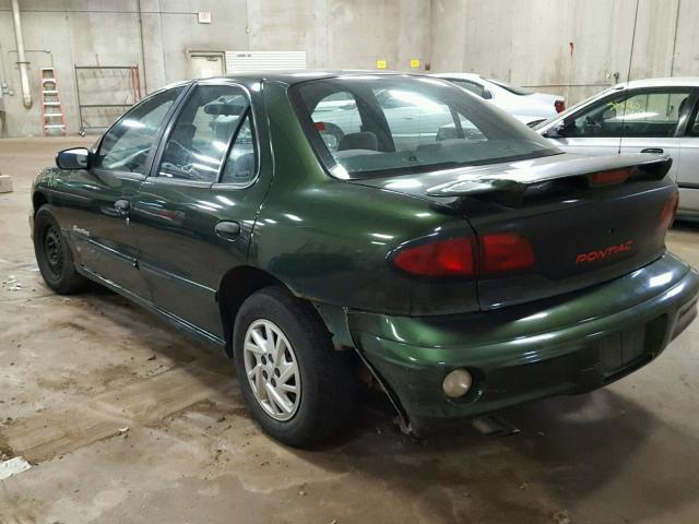 1G2JB5249Y7384895 - 2000 PONTIAC SUNFIRE SE GREEN photo 3