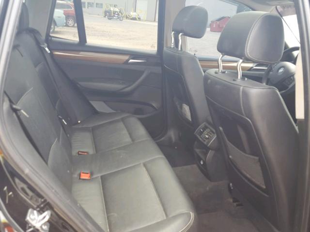 5UXWX5C56CL727820 - 2012 BMW X3 XDRIVE2 BLACK photo 6
