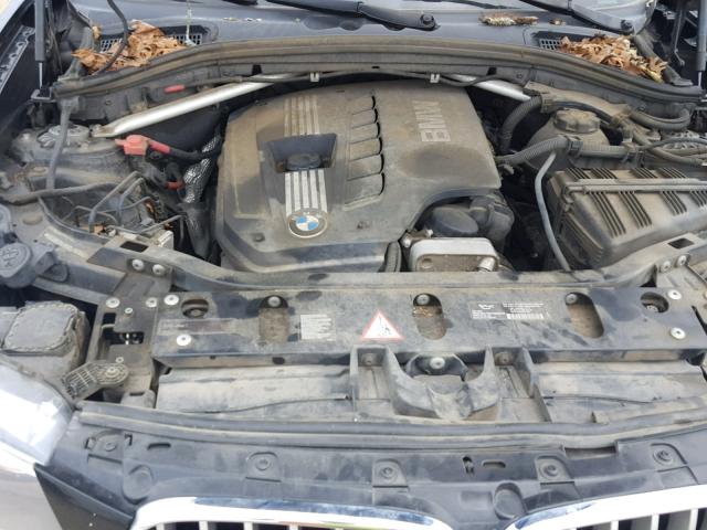 5UXWX5C56CL727820 - 2012 BMW X3 XDRIVE2 BLACK photo 7