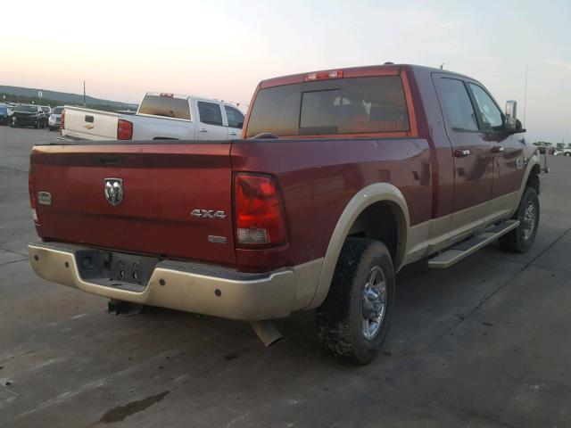 3C6UD5PL9CG262674 - 2012 DODGE RAM 2500 L RED photo 4