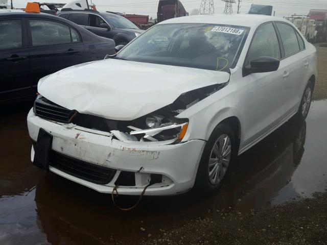 3VW2K7AJ8EM315570 - 2014 VOLKSWAGEN JETTA BASE 白色 照片 2