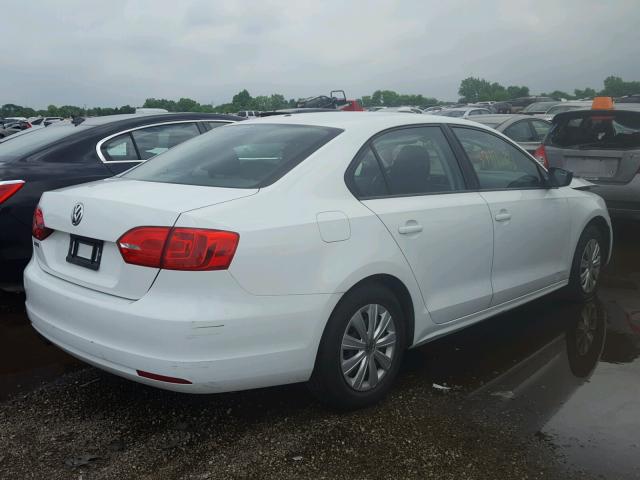 3VW2K7AJ8EM315570 - 2014 VOLKSWAGEN JETTA BASE 白色 照片 4