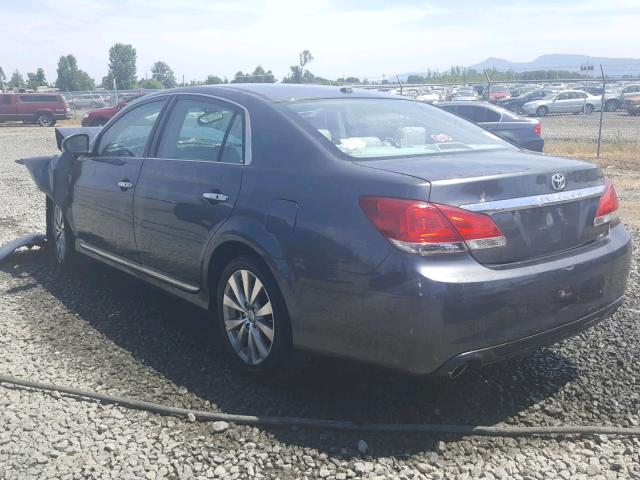 4T1BK3DB0BU387494 - 2011 TOYOTA AVALON BAS Grau Foto 3