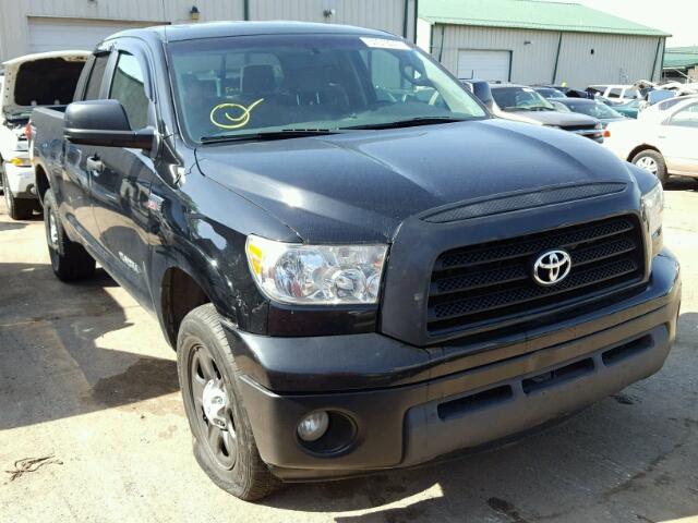 5TBBV54187S453714 - 2007 TOYOTA TUNDRA DOU BLACK photo 1