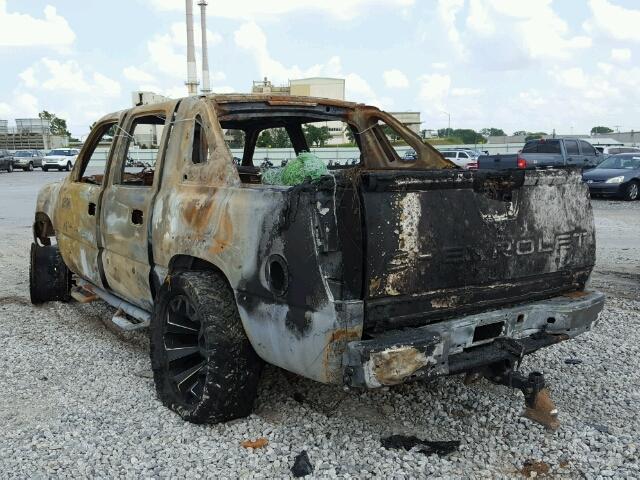 3GNEK12T94G162201 - 2004 CHEVROLET AVALANCHE BURN photo 3