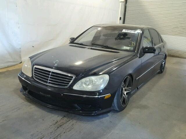 WDBNG83J03A344543 - 2003 MERCEDES-BENZ S 430 4MAT BLACK photo 2