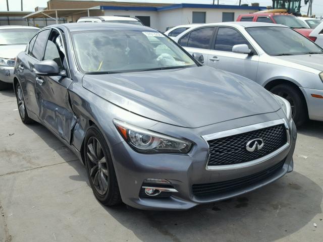 JN1BV7AP3FM358664 - 2015 INFINITI Q50 BASE GRAY photo 1