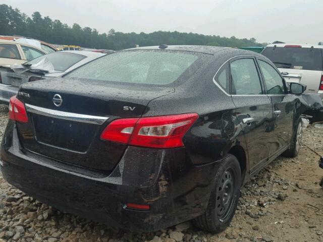 3N1AB7AP5GL658495 - 2016 NISSAN SENTRA BLACK photo 4