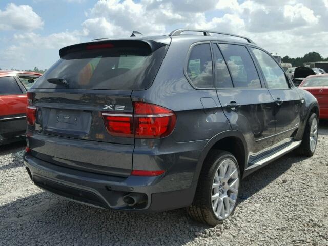 5UXZV4C51CL765324 - 2012 BMW X5 XDRIVE3 CHARCOAL photo 4