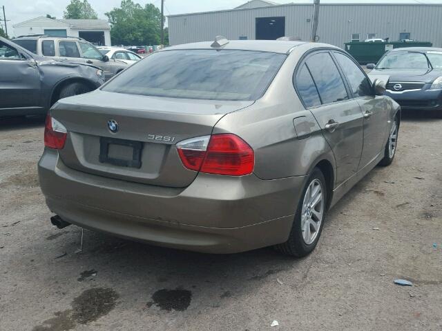 WBAVB17546NK35694 - 2006 BMW 325 I AUTO TAN photo 4