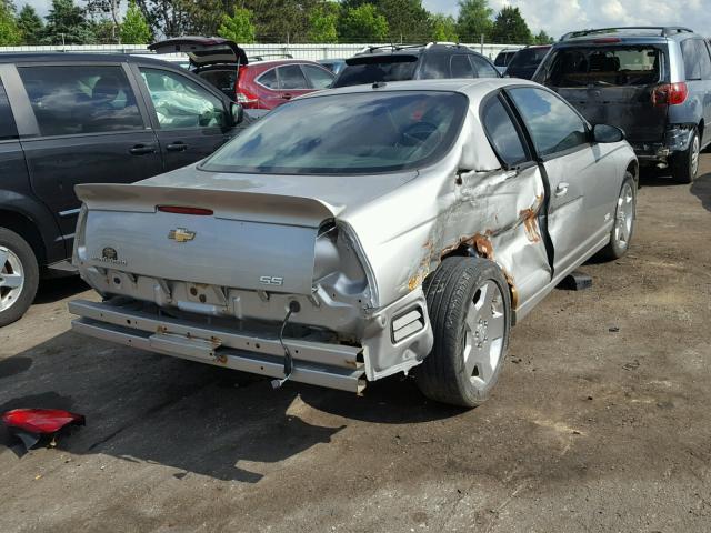 2G1WL16C069205852 - 2006 CHEVROLET MONTE CARL 银色 照片 4