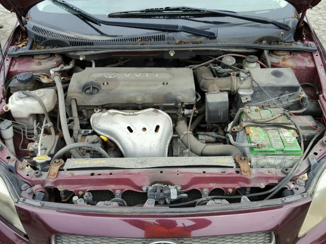 JTKDE177770172797 - 2007 TOYOTA SCION TC 勃艮第红 照片 7