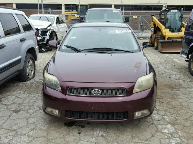 JTKDE177770172797 - 2007 TOYOTA SCION TC 勃艮第红 照片 9