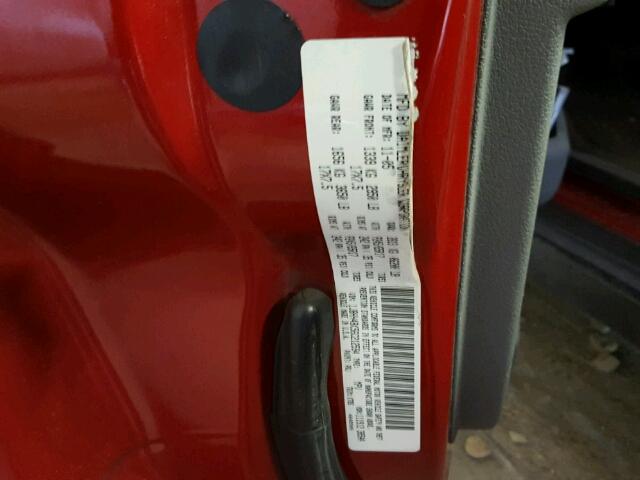 1J8HH48K56C212594 - 2006 JEEP COMMANDER BURGUNDY photo 10