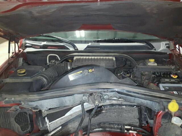 1J8HH48K56C212594 - 2006 JEEP COMMANDER BURGUNDY photo 7